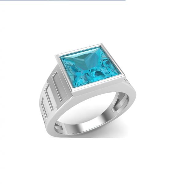 Silver Ring topaze Myken